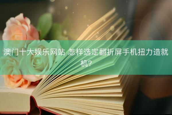 澳门十大娱乐网站 怎样选定翻折屏手机扭力造就机？