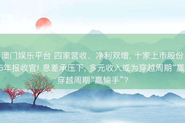 澳门娱乐平台 四家营收、净利双增, 十家上市股份行2025年报收官! 息差承压下, 多元收入或为穿越周期“赢输手”?